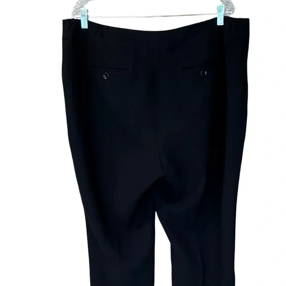 Talbots Signature Woman Lightweight Black Flowy Dress Pants 18W - Picture 9 of 13